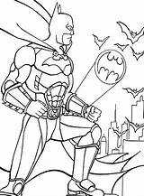 Coloring Man Para Batman Kids Book Hero Sheet Bat Colouring High sketch template