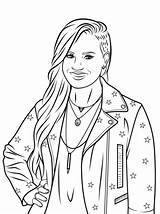 Coloring Pages Celebrity People Demi Lovato Famous Grande Ariana Rihanna Carrie Underwood Color Printable Victorious Justice Print Getcolorings Book Colorings sketch template