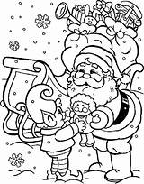 Santa Claus Coloring Elf Pages Printable Christmas Clause Elves Color Sheets Print Raskraska Colouring Kids Gif Getcolorings Children Choose Board sketch template