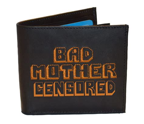bad mother fucker wallet slightly taller black euro version