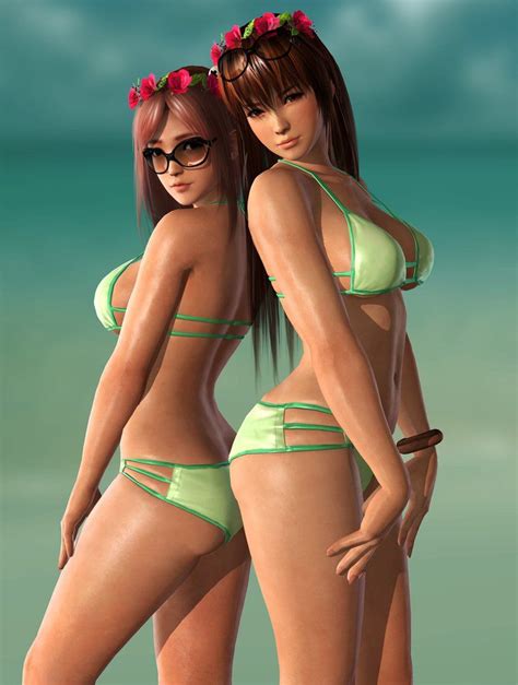 kasumi honoka beach by radianteld doa 5 bikinis bikini beach swimwear