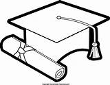 Graduation Hat Clipart Cap Color Clip Pencil Diploma Drawing Clipartix Getdrawings Clipartmag sketch template