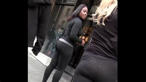 candid blonde black woman in yoga pants bubble butt creepshot xvideos