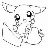 Pichu Coloring Pages Getcolorings Printable sketch template