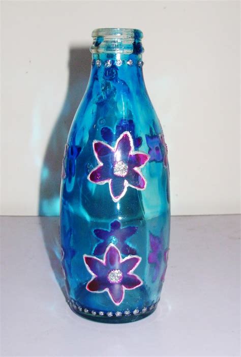 Craft Decor My First Glass Bottle Painting