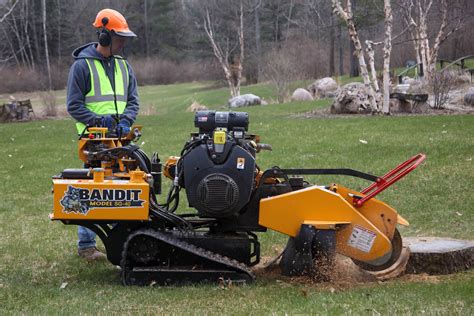 bandit sg  track stump grinder tree care machinery