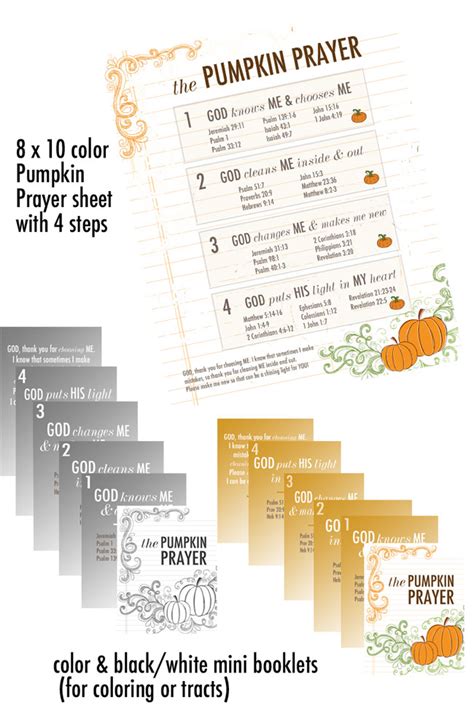 teach  kids  pumpkin prayer  printable christ