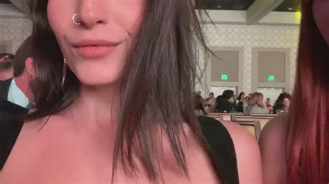 Instantfap Showing Her Friends Boobs Out In The Restaurant