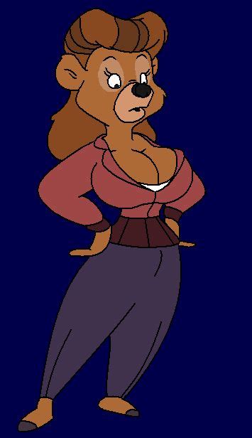 e621 anthro bear big breasts breasts cleavage clothed clothing disney