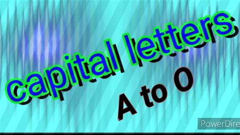 capital letters part  youtube