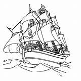 Kleurplaten Piratenschip Piraten Tinkerbell Kleurplaat sketch template