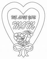 Coloring Pages Mother Mothers Happy Birthday Nana Mom Sheets sketch template