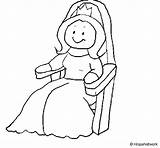 Trono Throne Colorear Principessa Emperador Tron Desenho Emperatriz Dibuix Princesas Designlooter Acolore Principesse Dibuixos sketch template