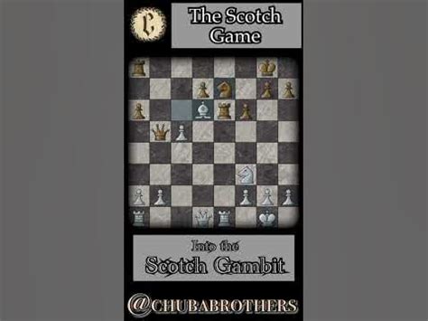 scotch game   scotch gambit chess openings youtube