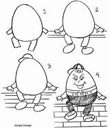 Humpty Dumpty Coloring Rhymes Pages Nursery Drawing Draw Print Kids Sketch Cartoon Inkspired Musings Colouring Dover Publications Paintingvalley Drawings Mickey sketch template