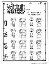 Voices Singing Shout Whisper Speak Types sketch template