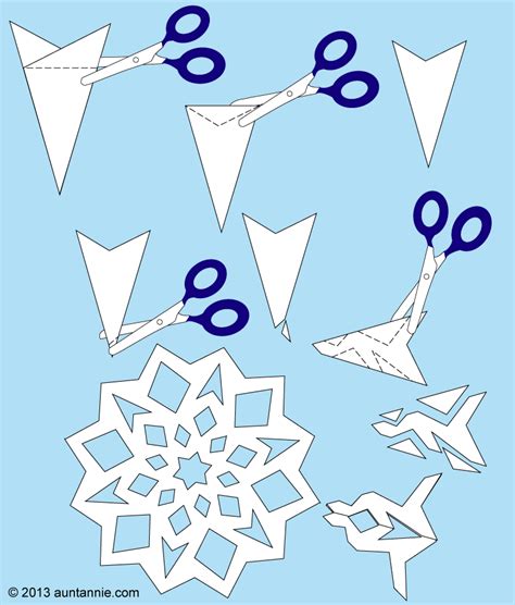 How To Make A Snowflake Out Of Paper Easy