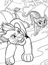 Lion Guard Coloring Pages Fuli Printable Kion Template sketch template