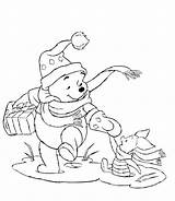 Pooh Winnie Birthday Coloring Pages Getcolorings Birt Color sketch template