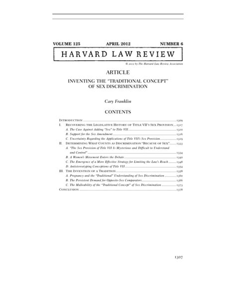 Article Harvard Law Review