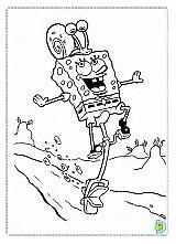 Coloring Dinokids Spongebob Print Sponge Bob Book Close sketch template