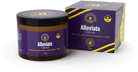 alleviate cream  full spectrum hemp extract total life