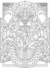 Coloring Pages Creative Haven Book Dover Publications Dead Books Adult Ashley Muerte Skull Welcome Colouring Santa Doverpublications Para Colorir Desenhos sketch template