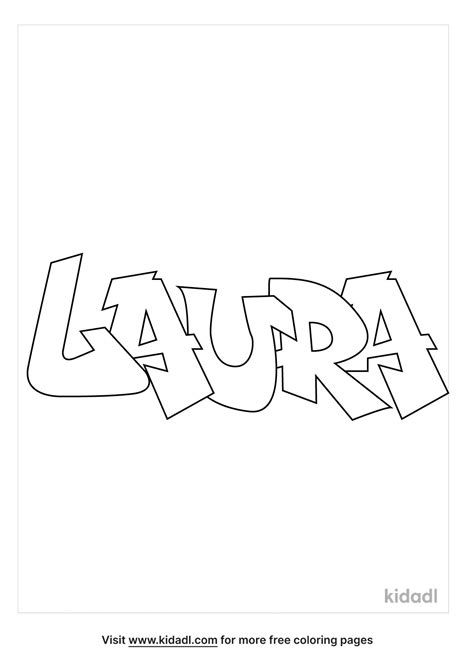 laura coloring page coloring page printables kidadl