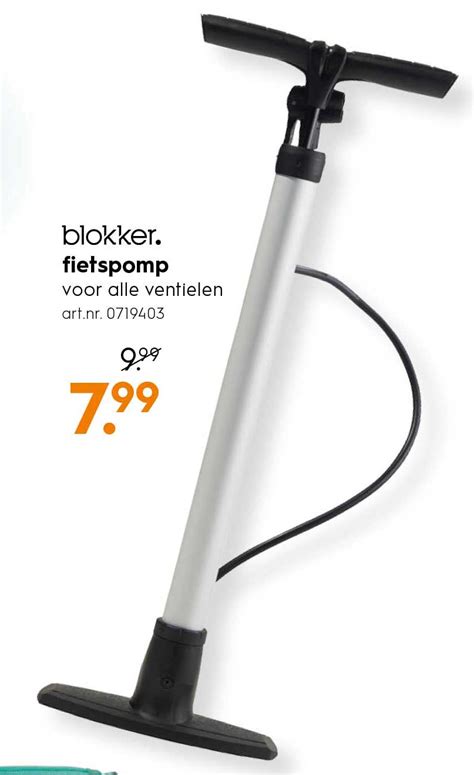 blokker fietspomp aanbieding bij blokker foldersnl