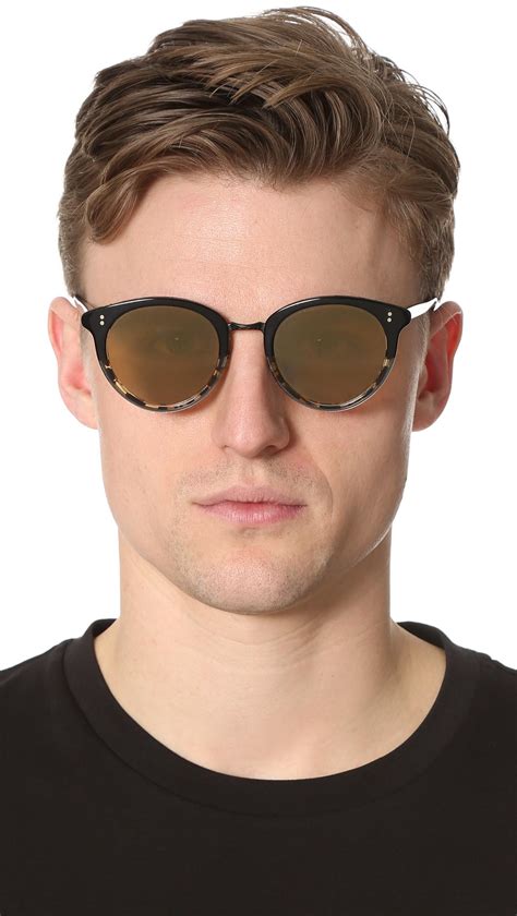 oliver peoples spelman sunglasses in black for men lyst