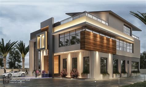 post modern villa  oman  behance house architecture styles modern architecture building