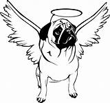 Pug Drawing Puppy Coloring Getdrawings sketch template