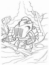 Robots War Coloring Pages Walking Template sketch template