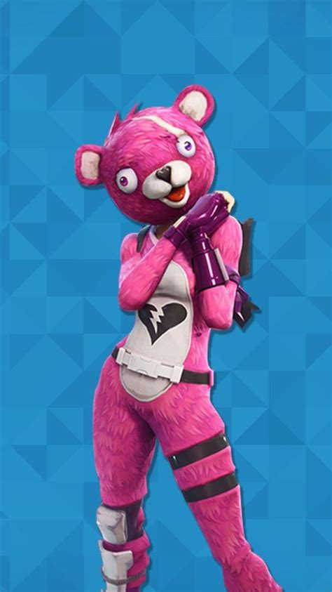 fortnite valenitesbear bear oso rosa pink personajes de juegos