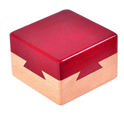 high quality wooden magic box puzzle game luban lock iq