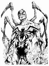 Spiderman Superior Abreu Marcio Draw Line Drawing Deviantart Marvel Getdrawings sketch template