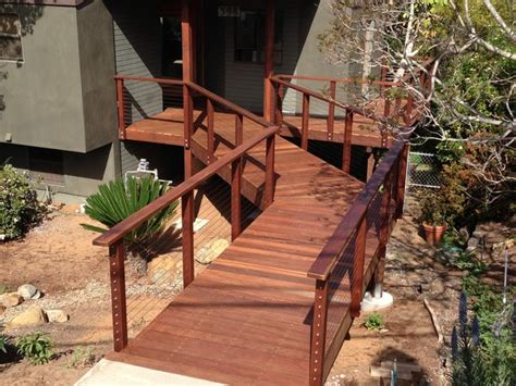 raised walkway beach style deck san diego  sd independent