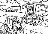 Traktor Kombajn Deere Kolorowanka Kolorowanki Traktory Druku Trattori Tractors Getcolorings Auta Trattorini Malowanka Drukowanka Wydruku Cartoni Animati sketch template