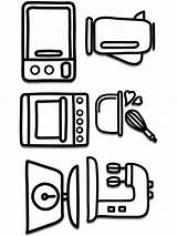 Appliances sketch template