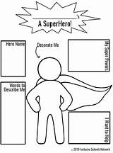 Superhero Template Own Coloring Pages Activities Preschool Hero Create Super Kids Activity Theme Classroom Superheroes Writing Storytelling Clipart Champions Isw sketch template