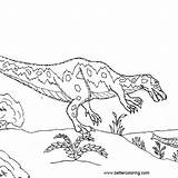Suchomimus Baryonyx sketch template
