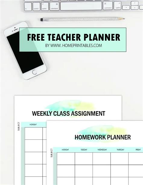 teacher planner printables  organizing sheets home printables