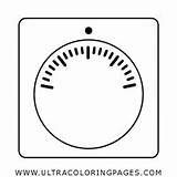 Thermostat Coloring sketch template