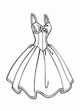 Coloring Pages Dress Wedding Printable Girls Barbie Dresses Educativeprintable Princess Three Gown Ball Educative Color sketch template