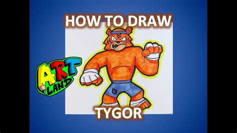 draw tygor  heroes  goo jit zu youtube