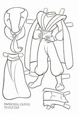 Aladdin Coloring Paper Dolls Missy Miss Book Disney Pages sketch template