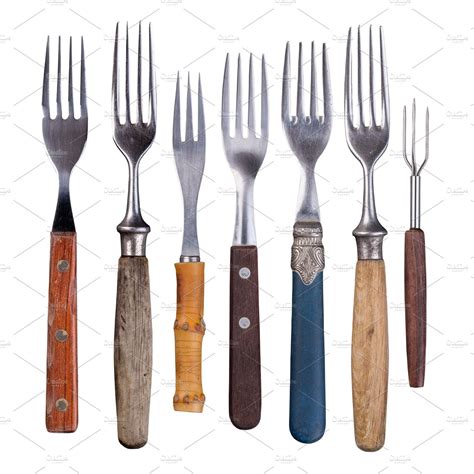 set  forks high quality food images creative market