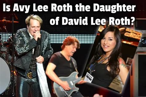 is avy lee roth the daughter of david lee roth