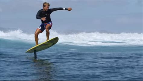 speedy freaks surfer  custom hydrofoil surfboard  cross hawaiis  dangerous waters