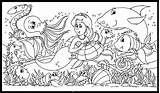 Mermaid Magicmurals Murals sketch template